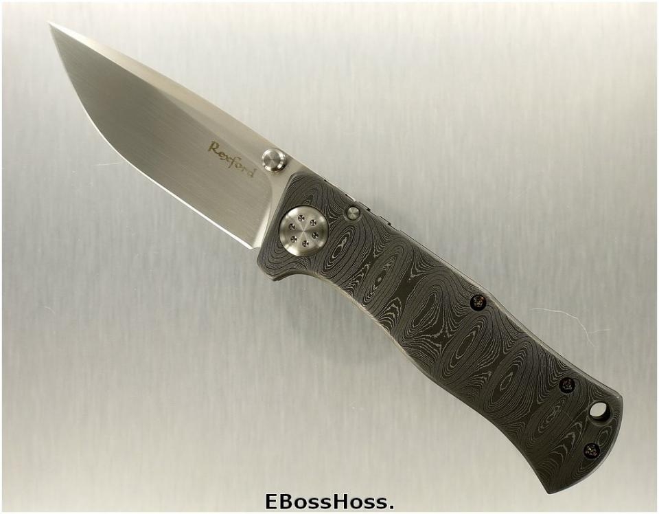 Todd Rexford Damascus Integeral Linerlock Epicenter Mini